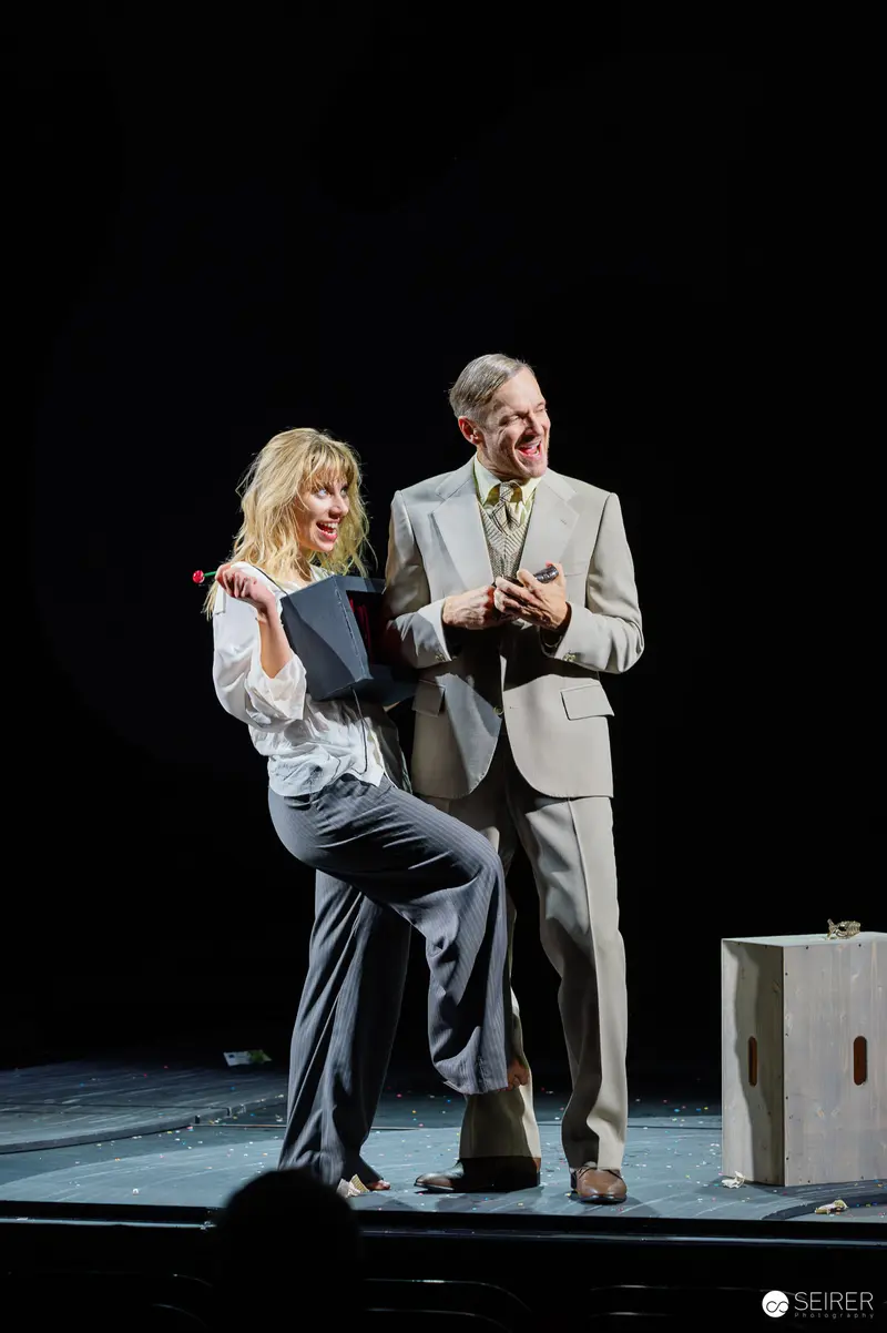 Lulu Stage Rehearsal at Kammerspiele with Johanna Mahaffy and Joseph Lorenz