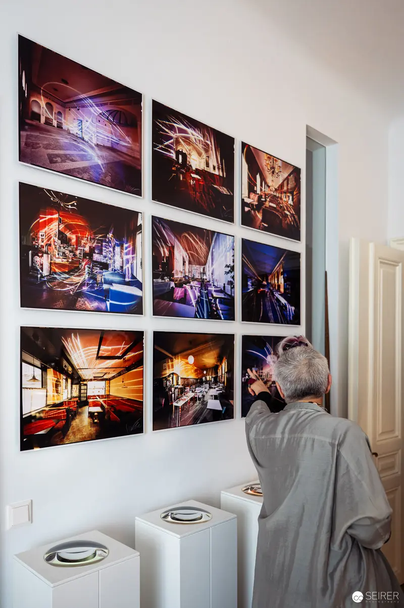 Gallery Wall Displaying Architectural and Interior Photographic Series