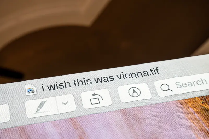 Digital Interface Revealing Wishful Image Editing Moment