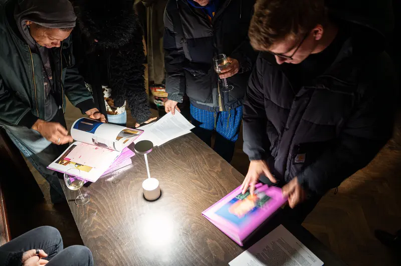Stefanie Moshammer's "A Fountain Playing In The Sun" Book Launch in Dim Lighting