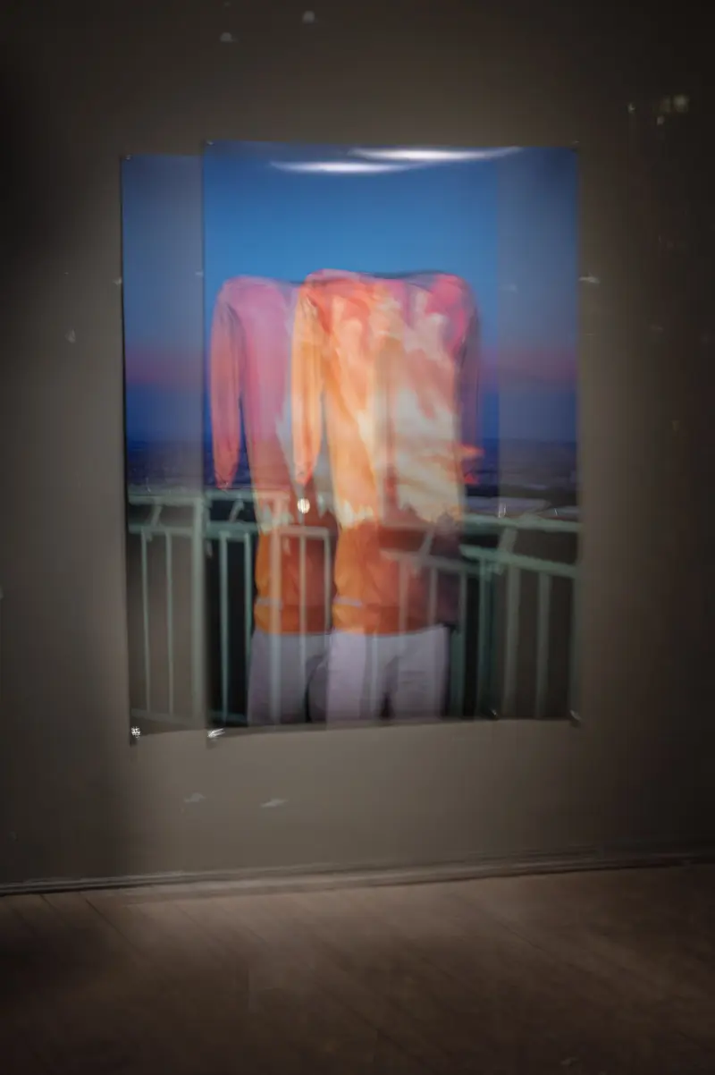 Stefanie Moshammer's Blurred Photographic Installation with Layered Chromatic Distortion