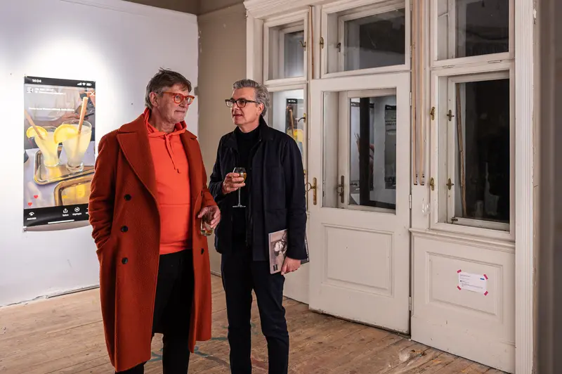 Stefanie Moshammer's Exhibition Opening: Two Art Patrons in Conversation