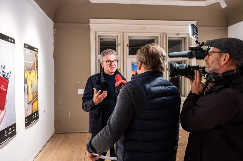Stefanie Moshammer Exhibition Opening with Media Interview and Gallery Documentation