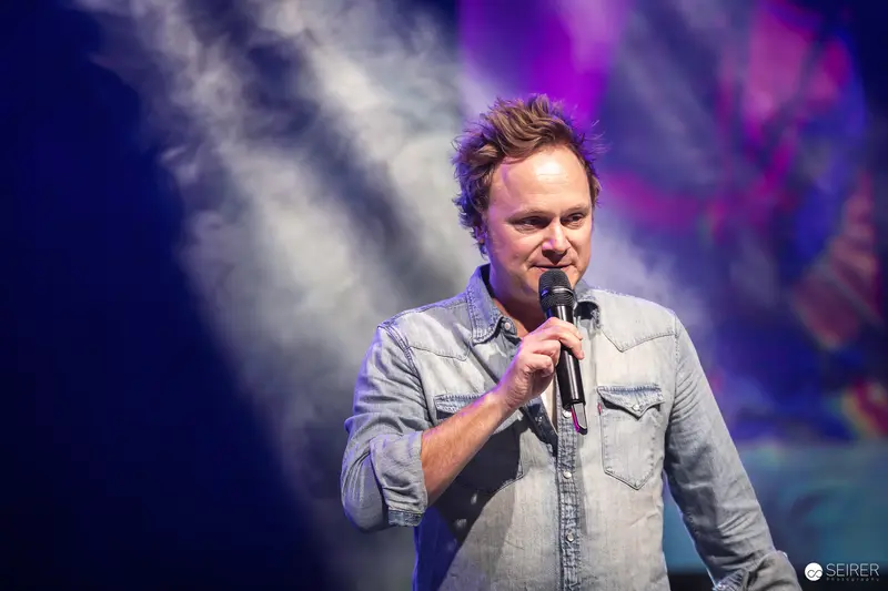 Comedian Performing Live at Vienna ComicCon 2023 Comedy Stage