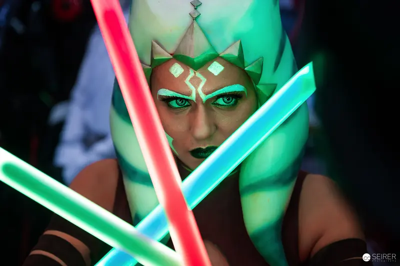 Ahsoka Tano Cosplay with Lightsabers at Vienna ComicCon 2023