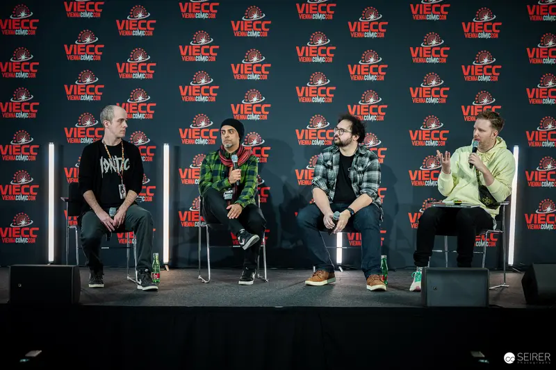 VIECC 2023 Panel Discussion with Four Creators on Stage