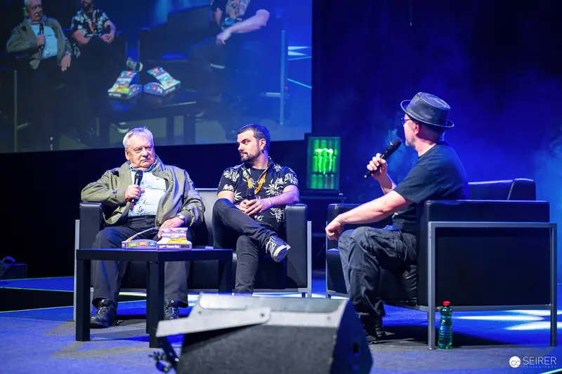 Panel Discussion with Board Games on Stage at VIECC Vienna Comic Con 2023
