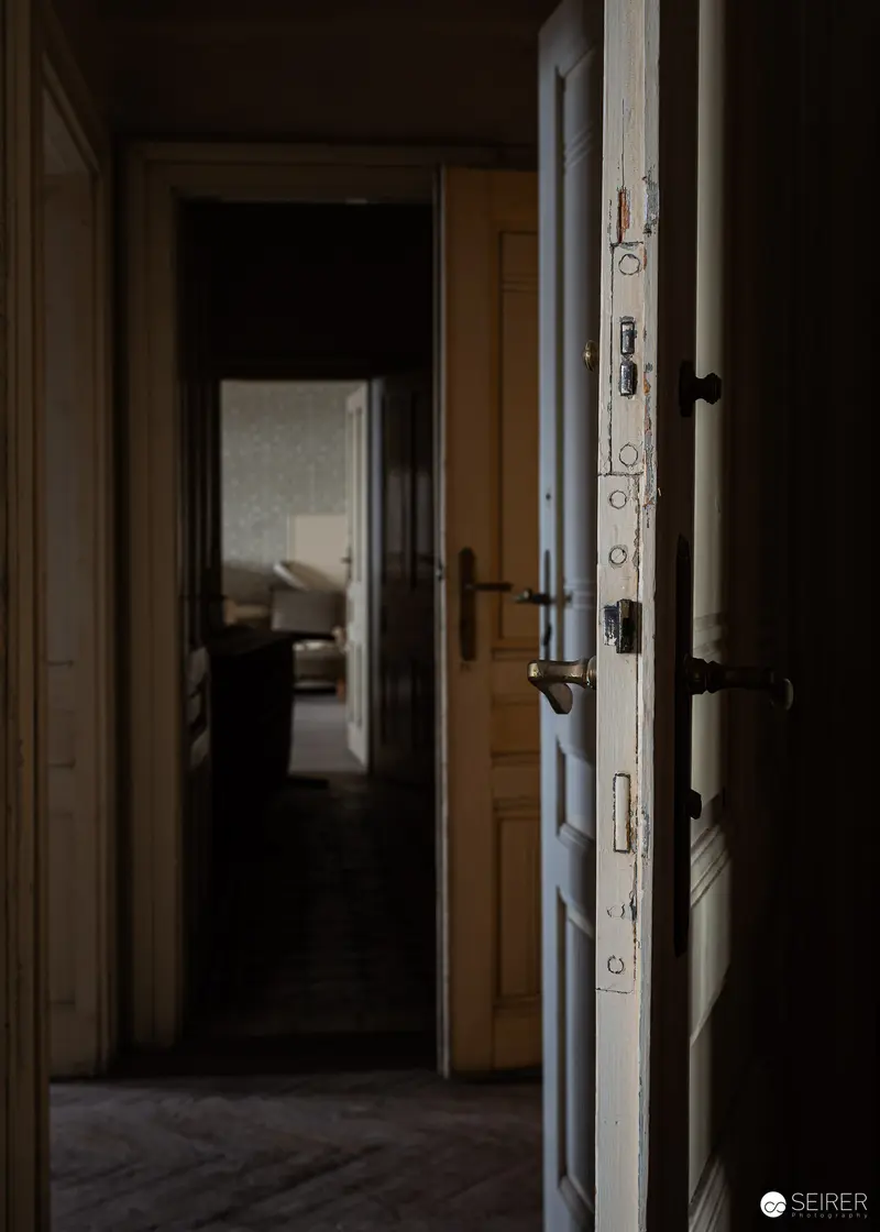 Guest Room Doors with Brass Handles, Südbahnhotel Semmering, November 2023