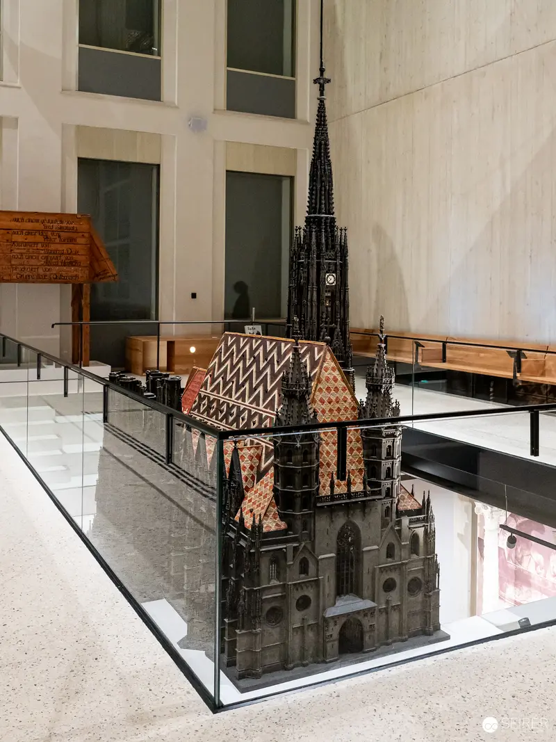 Architectural Model of St. Stephen's Cathedral at Wien Museum Renovation