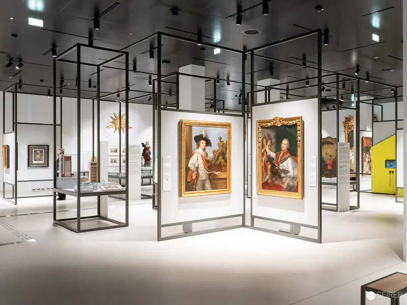 Wien Museum Renovation Showcase: Baroque Portraits in Modern Architectural Framework