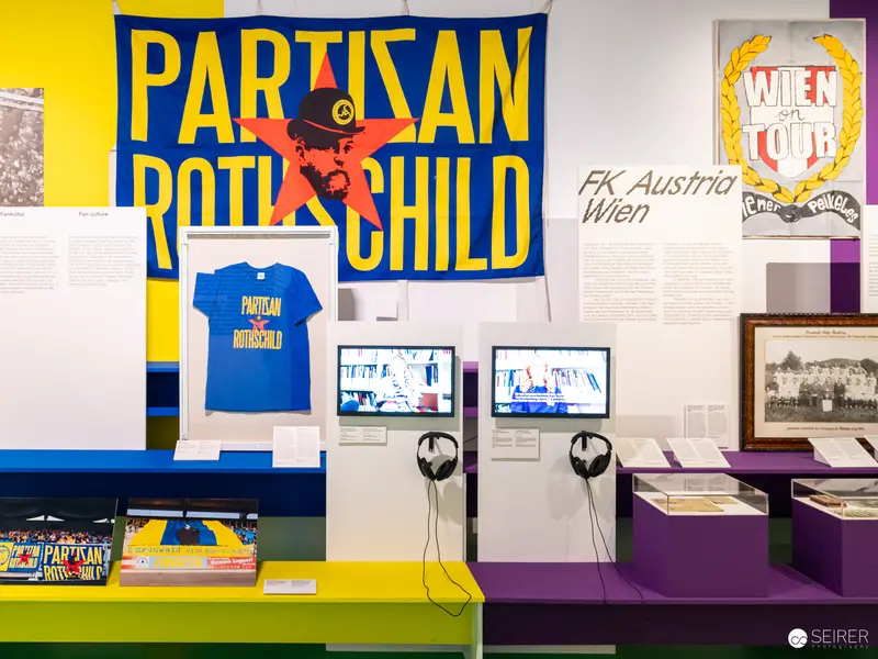 Partizan Rothschild Exhibition Display at Jewish Museum Vienna
