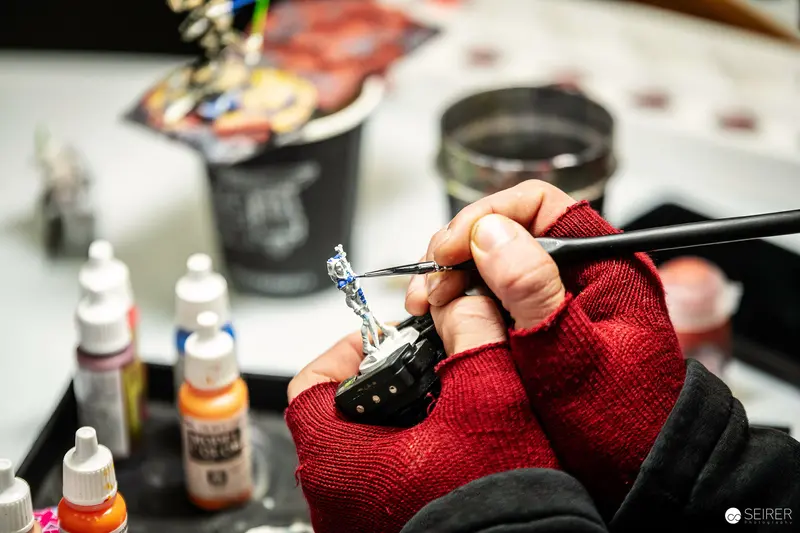 Miniature Painting Workshop at Vienna Comic Con 2023 Hobby Station