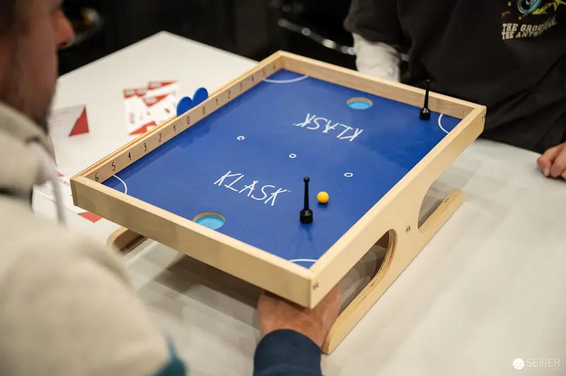 Klask Board Game Competition at Interactive Gaming Event