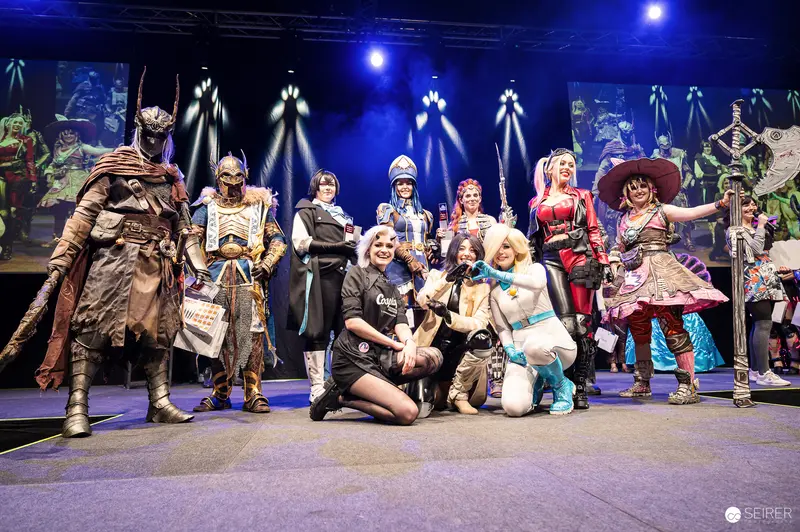 Cosplay Ensemble Showcasing Diverse Characters at Vienna ComicCon 2023