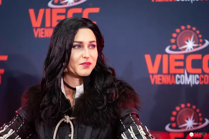 Costumed Attendee on Red Carpet at Vienna ComicCon 2023