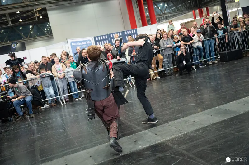 Bis Einer Weint Performance Fight Choreography at Vienna ComicCon 2023