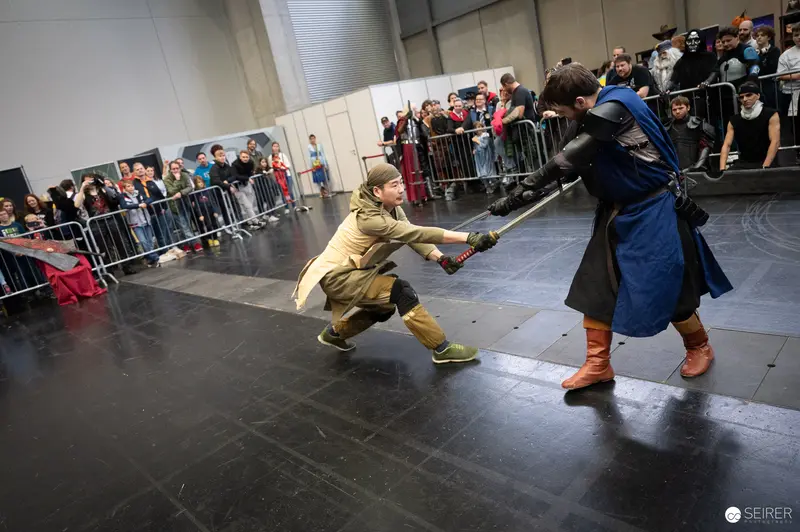 Medieval Sword Combat Performance at Vienna ComicCon 2023