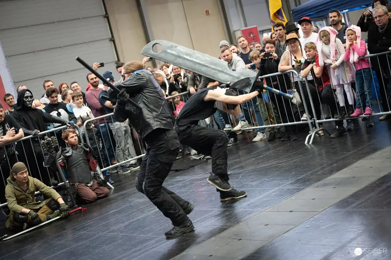 Bis Einer Weint Performance Demonstration at Vienna ComicCon 2023