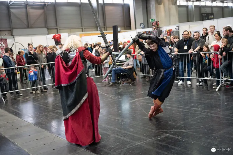 Medieval Sword Combat Performance at Vienna ComicCon 2023