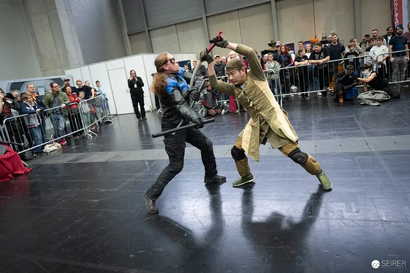 Combat Performance at Vienna ComicCon 2023: Stage Combat Demonstration