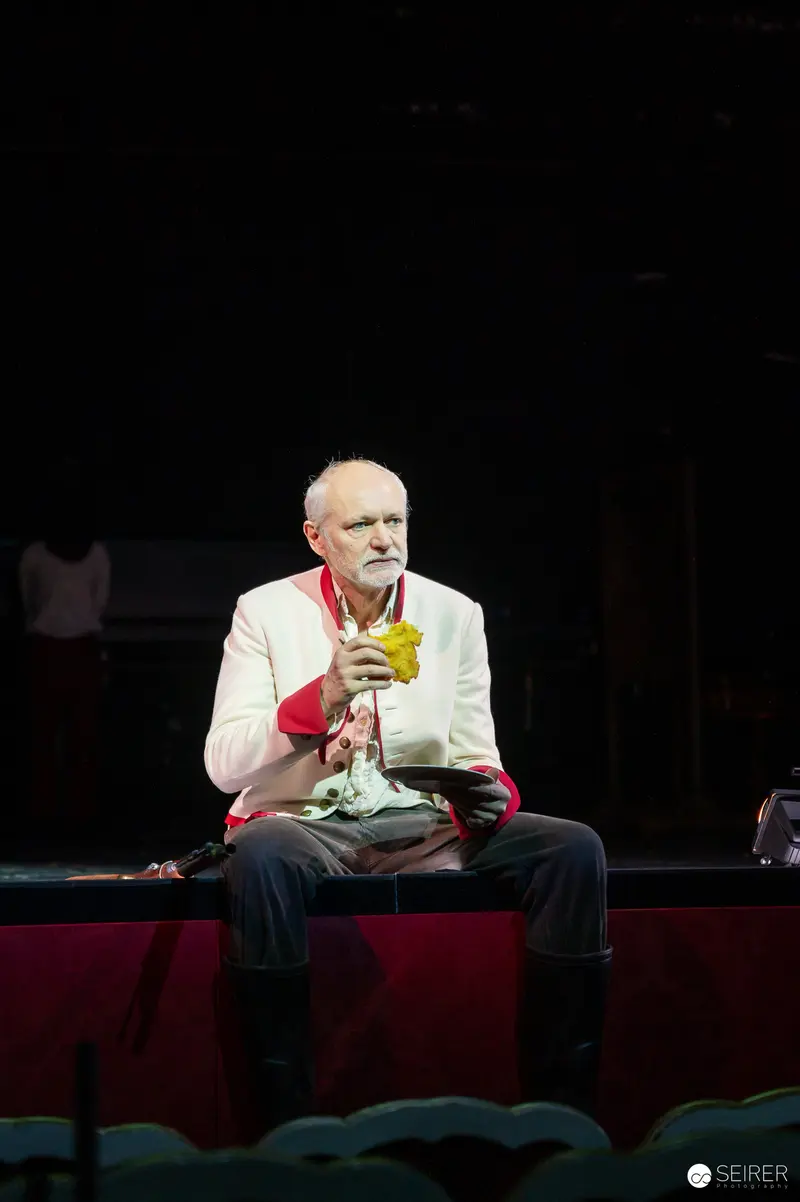 Günter Franzmeier as Adam Holzapfel in "Es muß geschieden sein" Rehearsal at Josefstadt Theater