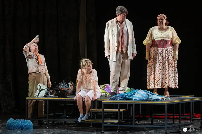 Rehearsal of "Es muß geschieden sein" at Josefstadt Theatre, Vienna