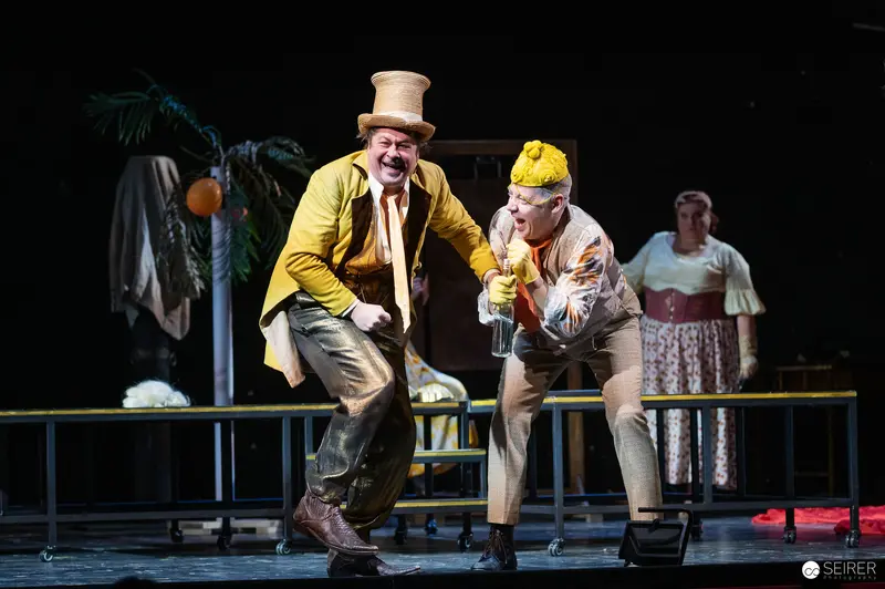 Günter Franzmeier and Michael Dangl in "Es muß geschieden sein" at Josefstadt Theater