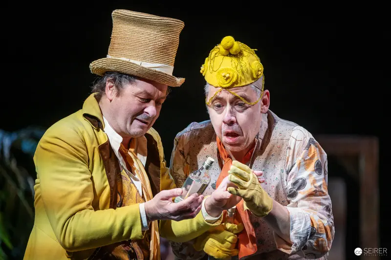Michael Dangl and Günter Franzmeier in "Es muß geschieden sein" at Josefstadt Theater