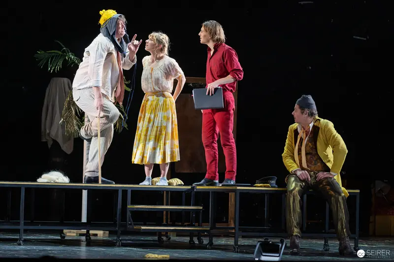 Rehearsal of "Es muß geschieden sein" at Josefstadt Theatre, Vienna