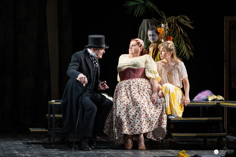 Günter Franzmeier and Susanna Wiegand in Peter Turrini's "Es muß geschieden sein" at Josefstadt Theater