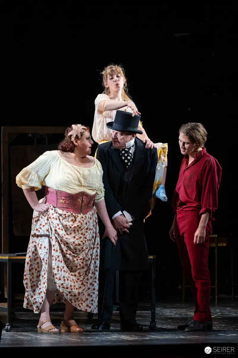 Rehearsal Scene from "Es muß geschieden sein" at Josefstadt Theater Vienna