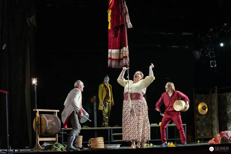 Susanna Wiegand as Katharina Glück in Josefstadt Theatre's "Es muß geschieden sein"