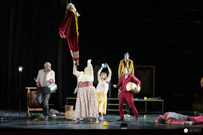 Rehearsal of "Es muß geschieden sein" at Josefstadt Theater Vienna