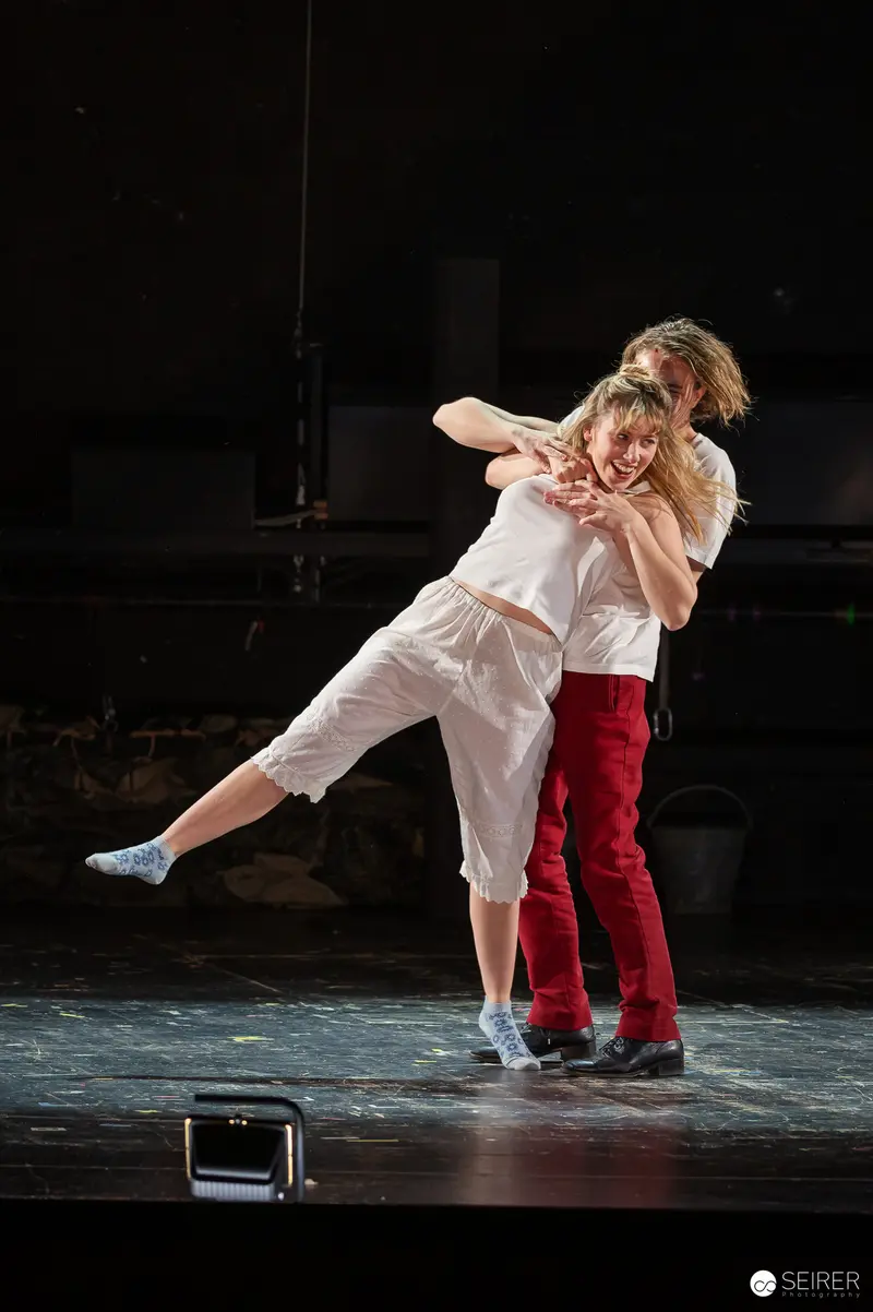 Rehearsal Scene from "Es muß geschieden sein" at Josefstadt Theatre Vienna
