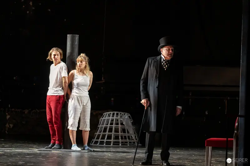 Rehearsal of "Es muß geschieden sein" at Josefstadt Theater, Vienna