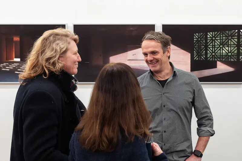 Artists Conversing at Prague Photo School Diploma Exhibition Vernissage
