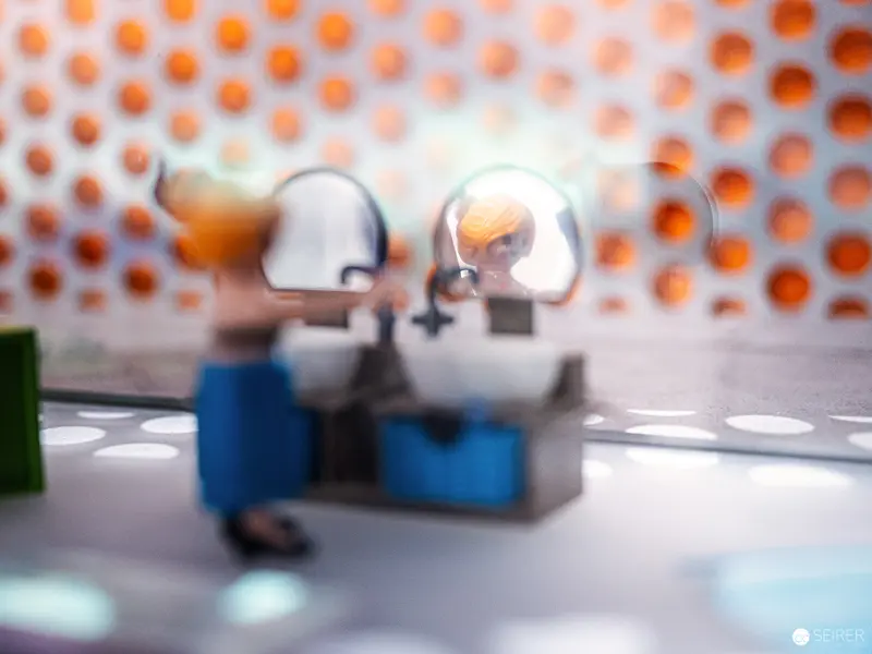 Blurred Exhibition View of Energy Transition Museum Display