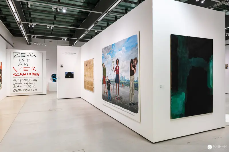 Exhibition View of "2000er - Bye-Bye Zuversicht" at MUSA, Vienna 2024