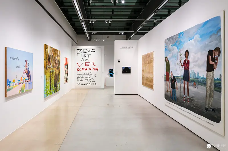 MUSA Exhibition "2000er - Bye-Bye Zuversicht": Contemporary Art Gallery Interior
