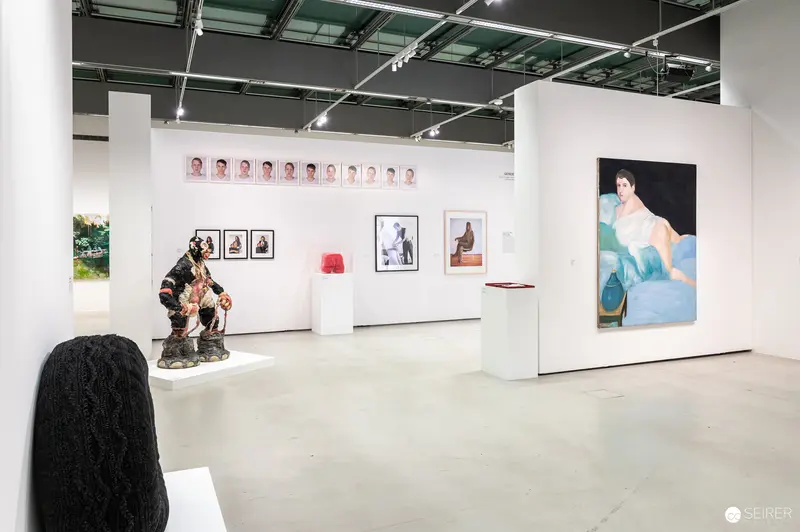 MUSA "2000er - Bye-Bye Zuversicht" Exhibition View with Diverse Contemporary Artworks