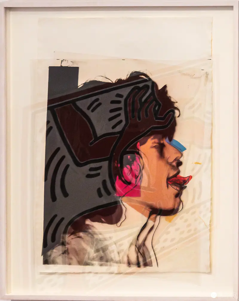 Vibrant Pop Art Portrait of a Person with Stylized Profile and Headwear