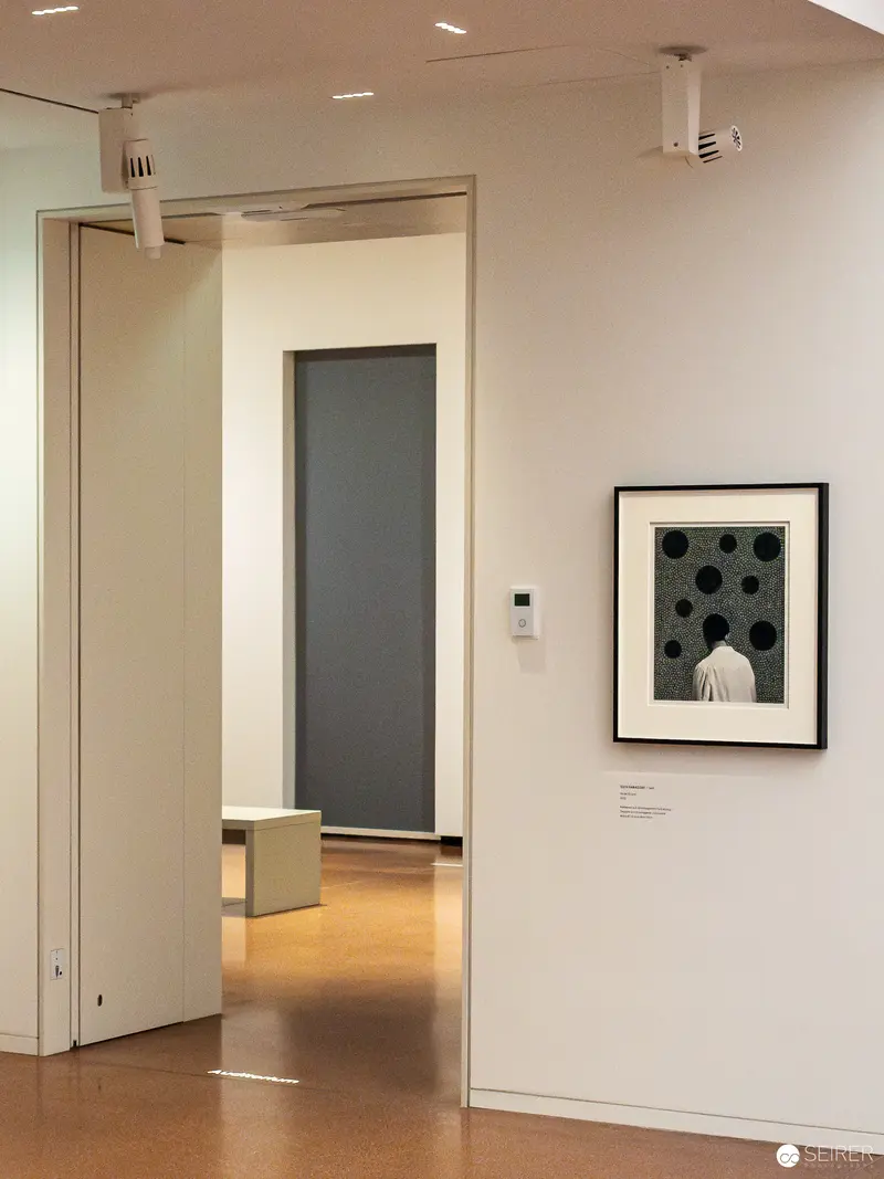 Gallery Interior with Framed Artwork at Heidi Horten Collection "We Love" Exhibition