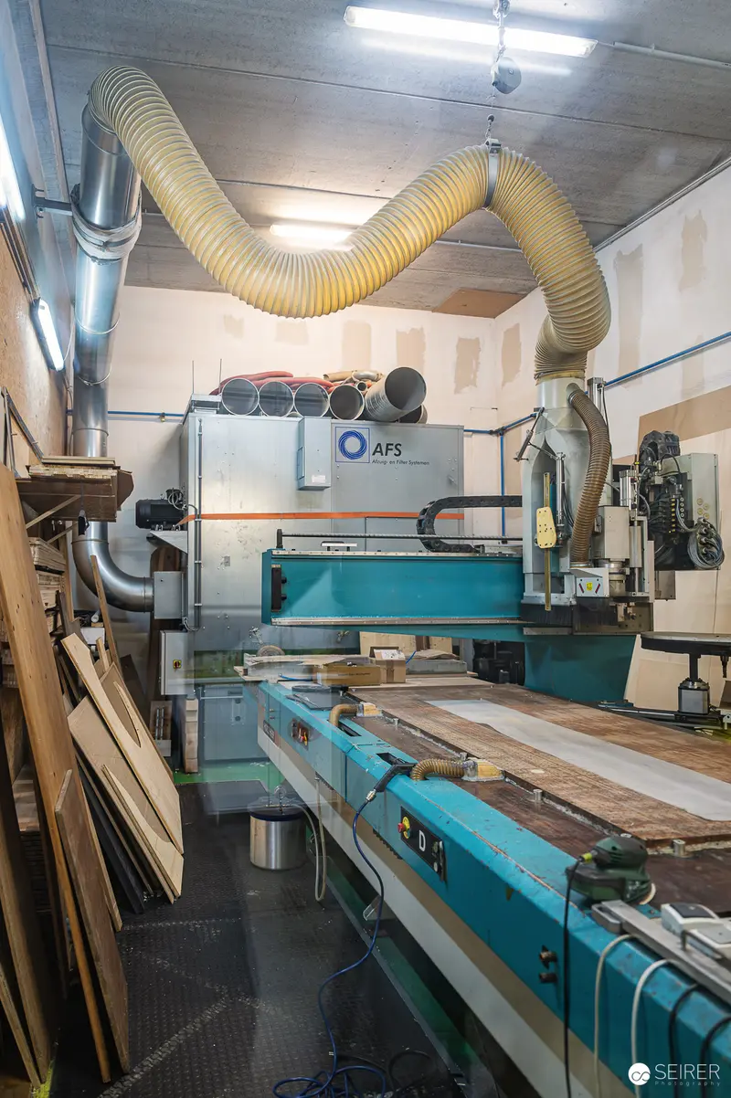 Advanced CNC Woodworking Machine at Ünique Skis Workshop in Vienna