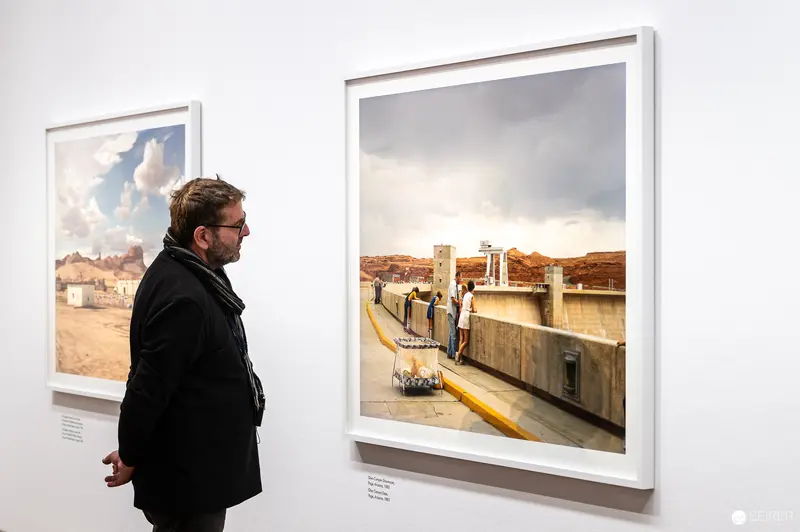 Joel Sternfeld's "American Prospects" Exhibition Viewer at Albertina Museum, Vienna