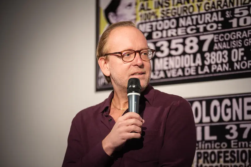 Christoph Amend Speaking at Book Talk "Each Poison A Pillow" in Vienna