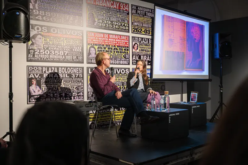 Stefanie Moshammer and Christoph Amend Discuss "Each Poison A Pillow" at Museumsquartier Wien