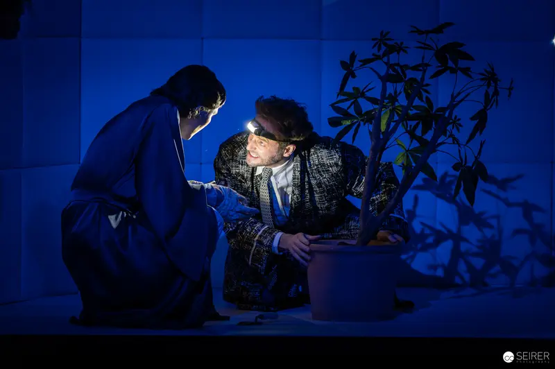 James Brown Illuminating Intimate Scene in Yasmina Reza's Theatrical Production