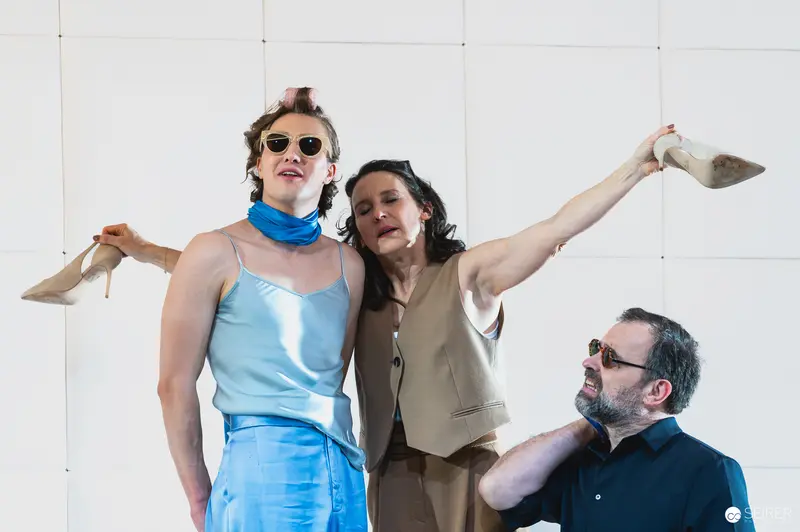 James Brown Theatrical Performance at Kammerspiele Wien with Playful Poses