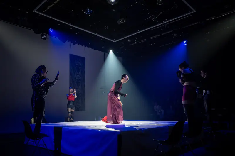 Dramatic Staging of "Keeping up with the Penthesileas" at Kosmos Theater, Wien