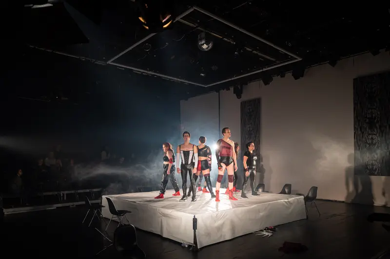 Performers of "Keeping up with the Penthesileas" Staged at Kosmos Theater, Wien